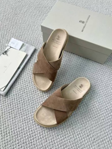 Brunello Cucinelli шлепанцы #553260LB