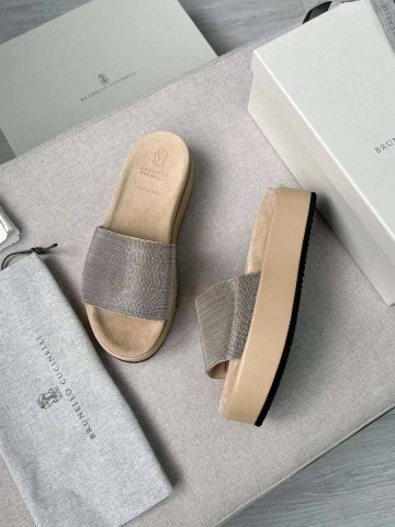 Brunello Cucinelli шлепанцы #727279GI