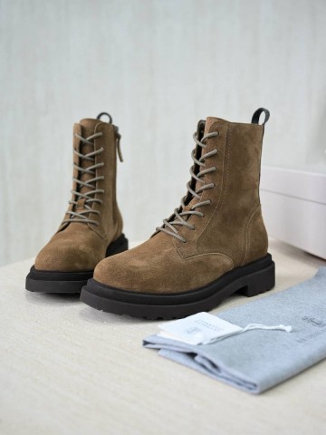 Brunello Cucinelli Combat ботинки #795348MG