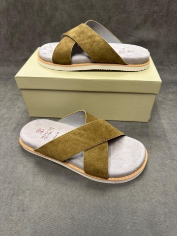 Brunello Cucinelli шлепанцы #902282MS