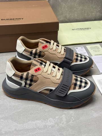 Burberry Check кроссовки #261048JB