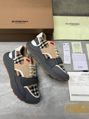 Burberry Check кроссовки #261048JB