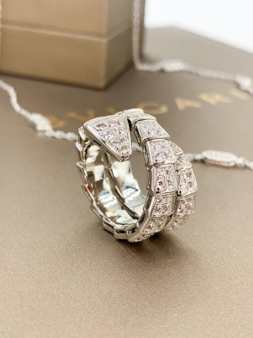 Bvlgari кольцо в 2 оборота #100255MS