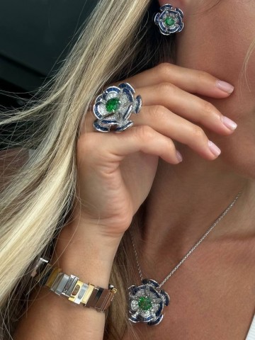 Bvlgari серьги #407268CB
