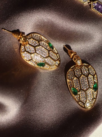 Bvlgari серьги #600397GZ