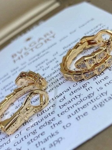 Bvlgari Serpenti Viper серьги #667170HB