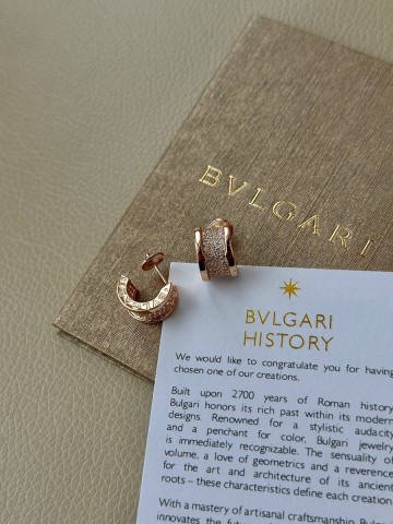 Bvlgari серьги #678039BB