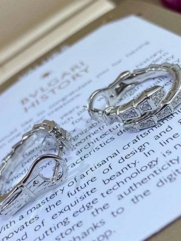 Bvlgari Serpenti Viper серьги #735332YQ