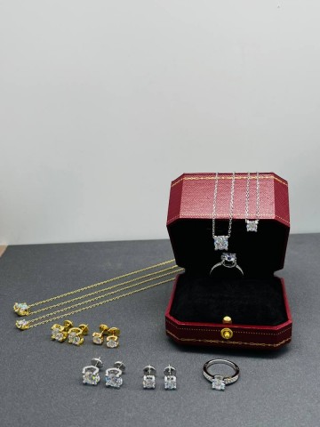 Cartier серьги 0,8 #127159CJ