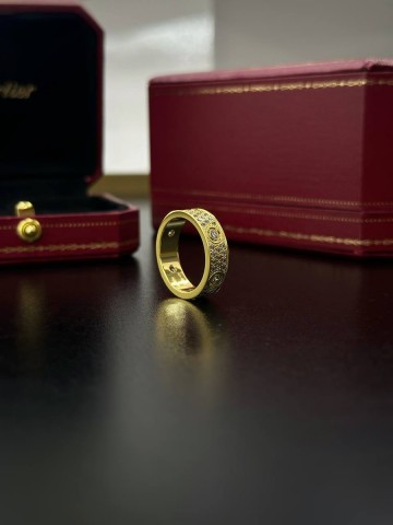 Cartier Love full diamond кольцо