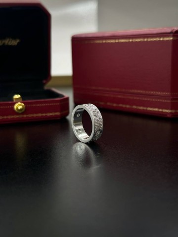 Cartier Love full diamond кольцо