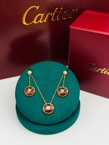 Cartier кулон с тремя камнями #845101US