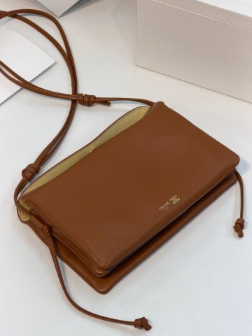 Celine TRIO FLAP AGNEAU LISSE сумка #531915XK