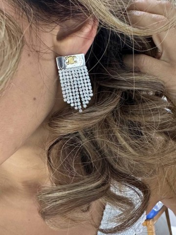 Celine клипсы #768247CZ