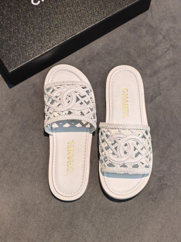 Chanel шлепанцы #648665DI