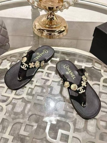 Chanel шлепанцы #269704BT