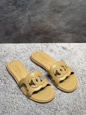 Chanel шлепанцы #383596HI