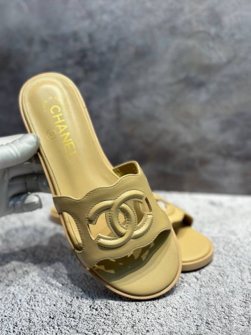 Chanel шлепанцы #383596HI