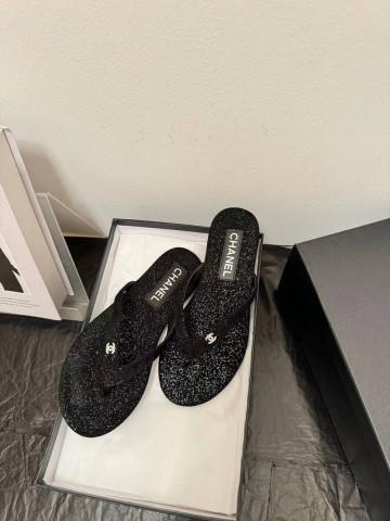 Chanel шлепанцы #442436BU