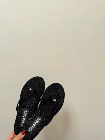 Chanel шлепанцы #442436BU