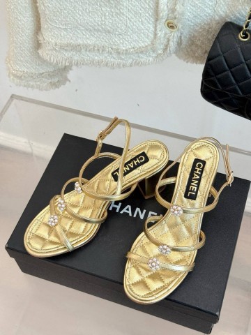 Chanel босоножки #244733VP