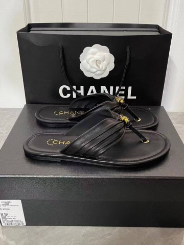 Chanel шлепанцы #504597LG