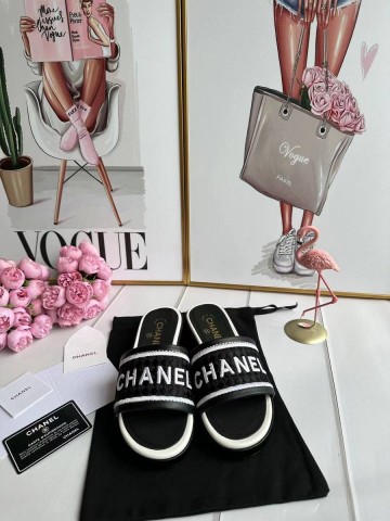 Chanel шлепанцы #373202KO