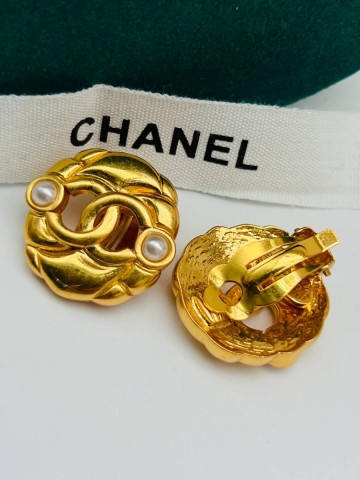 Chanel клипсы #400296JB