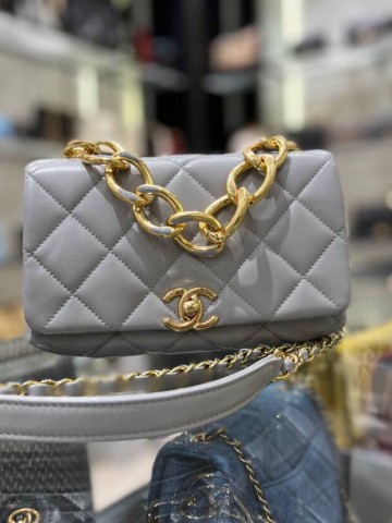 Chanel Lambskin Quilted Color Match Mini Flap сумка #532263UM