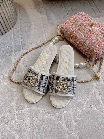 Chanel шлепанцы #557658CV