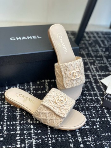 Chanel шлепанцы #693390BP