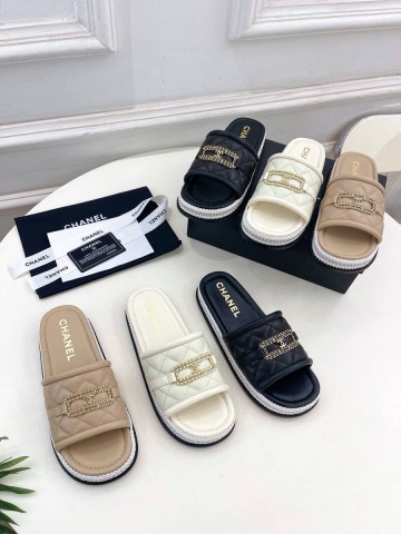 Chanel шлепанцы #725348YT