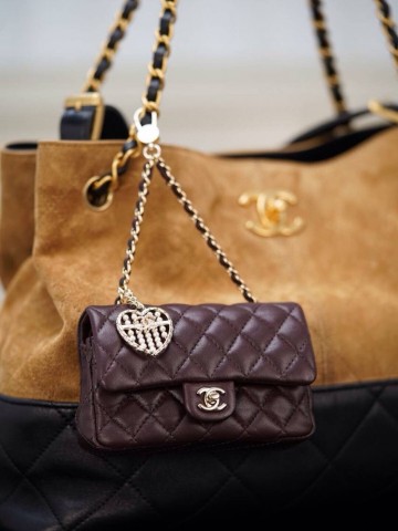 Chanel Suede Shopper сумка #727592LO
