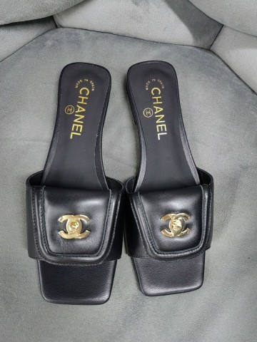 Chanel шлепанцы #191840LE