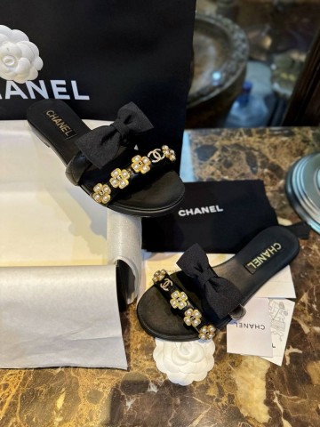 Chanel шлепанцы #793893HM