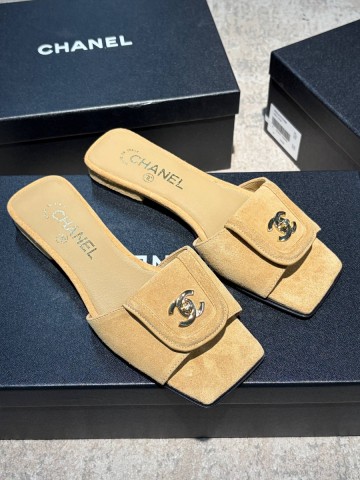 Chanel шлепанцы #607591HW