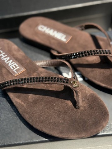 Chanel шлепанцы #854658JD