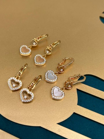 Chopard серьги с подвижным камнем #351723AC