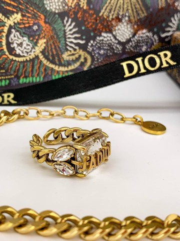 Dior кольцо