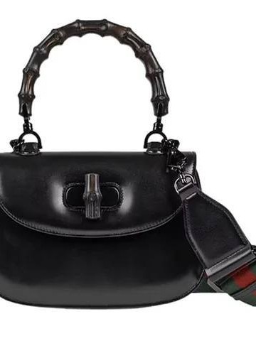Gucci bamboo 1947 black сумка #568710HN
