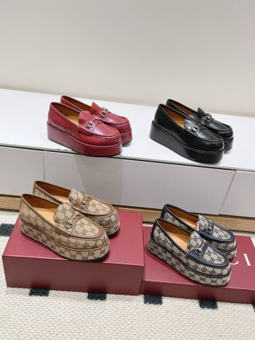 Gucci лоферы #891276VC