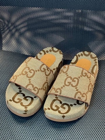 Gucci шлепанцы #607027GR