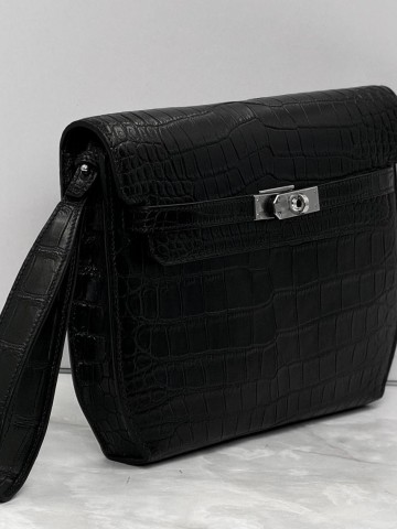 Hermes Kelly Depeches 25 Pouch клатч