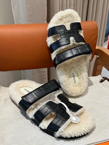 Hermes Chypre sandal шлепанцы