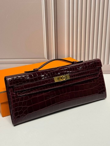 Hermes Kelly Long клатч