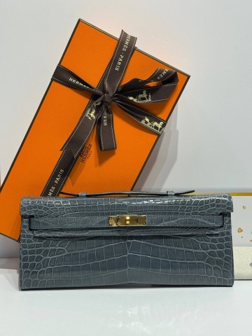 Hermes Kelly Long клатч