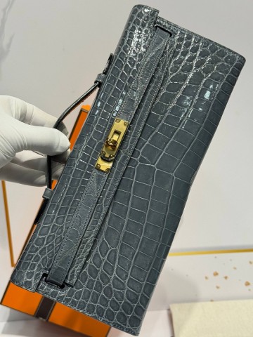 Hermes Kelly Long клатч