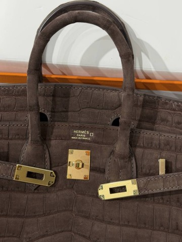 Hermes Birkin 25 Crocodile Alligator сумка