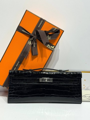 Hermes Kelly Long клатч