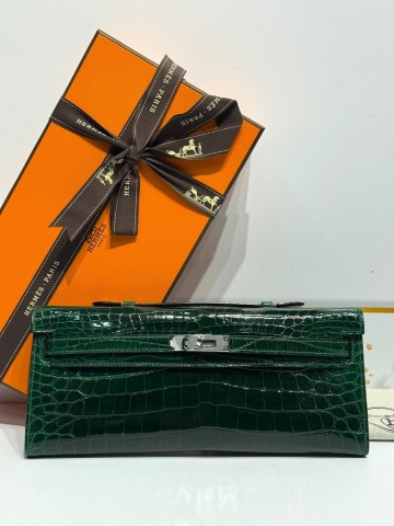 Hermes Kelly Long клатч